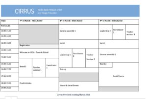 Schedule_CIRRUS_2018_Oslo